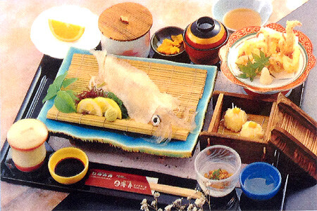 いか活き造り定食 いか活き造り定食